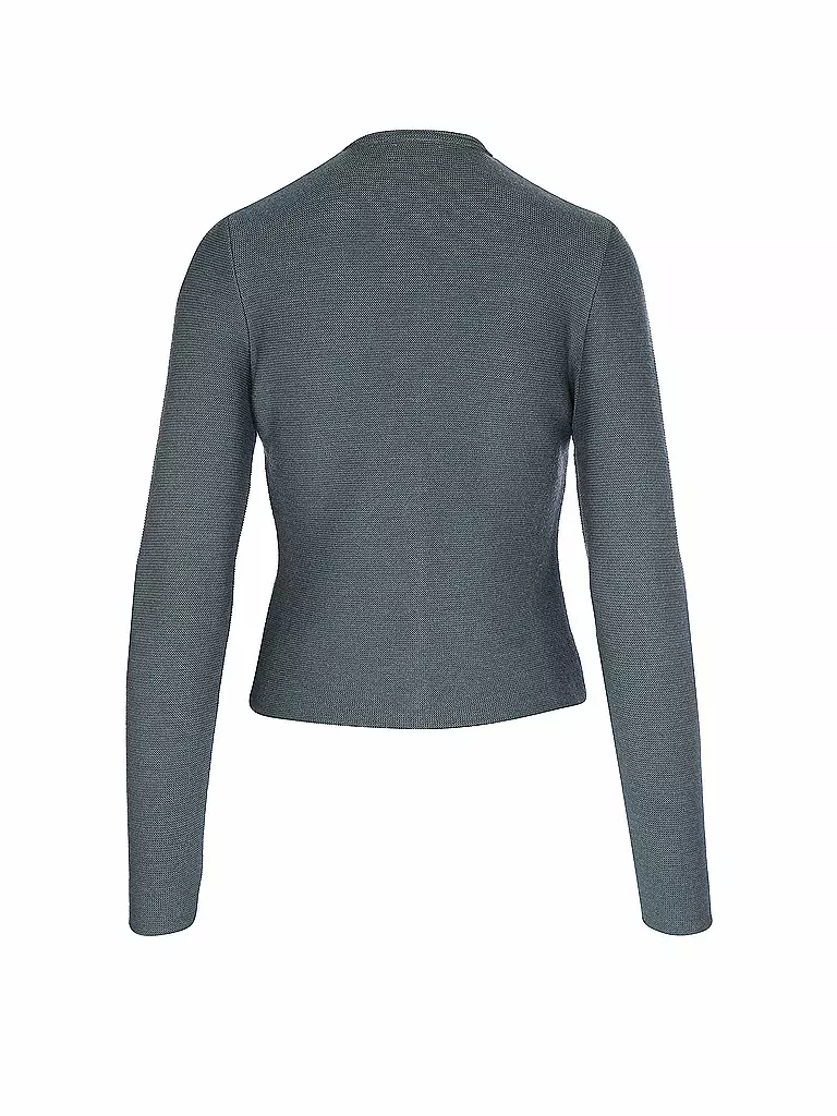 GOTTSEIDANK Trachten Strickweste Aloisia  grau