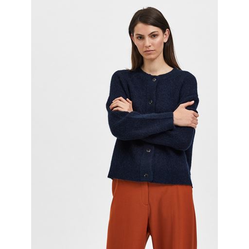 Selected Femme Lulu Cardigan, Dark Sapphire, XS
