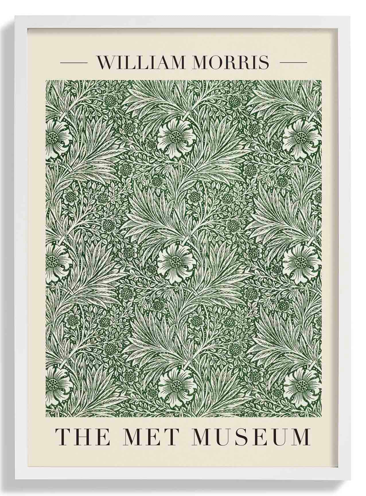 William Morris Marigold Pattern Kunstausstellung