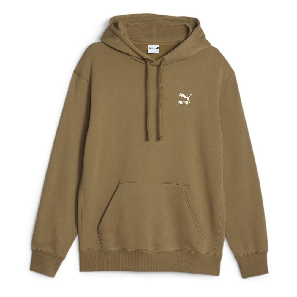 Puma Sweat à Capuche Marron Homme Puma Clsscs