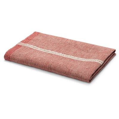 Serviette Leinen Melange, Rot