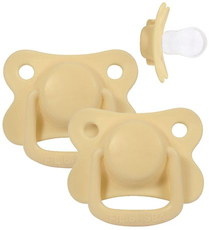 Filibabba Schnuller - 2er-Pack - 6m+ - Pale Banana