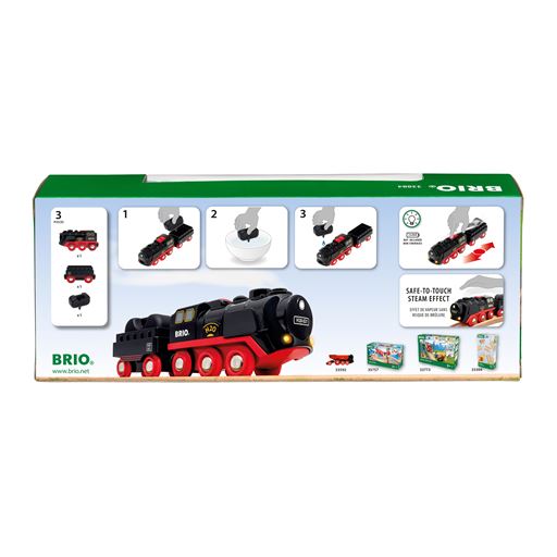 BRIO Batteridrevet Damptog