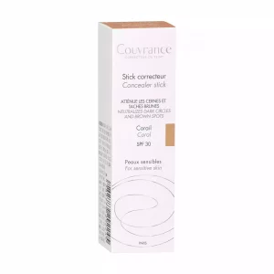Eau Thermale Avène - Couvrance -  Stick Correcteur corail - masque les colorations brunes - 3,5g