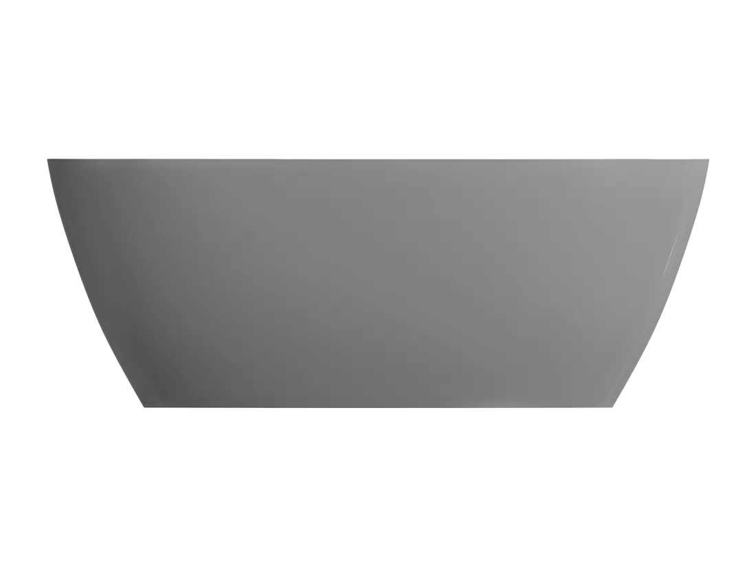 baignoire îlot OMNIRES SIENA M+ 161X81 CM couleur : gris et blanc finition : brillant