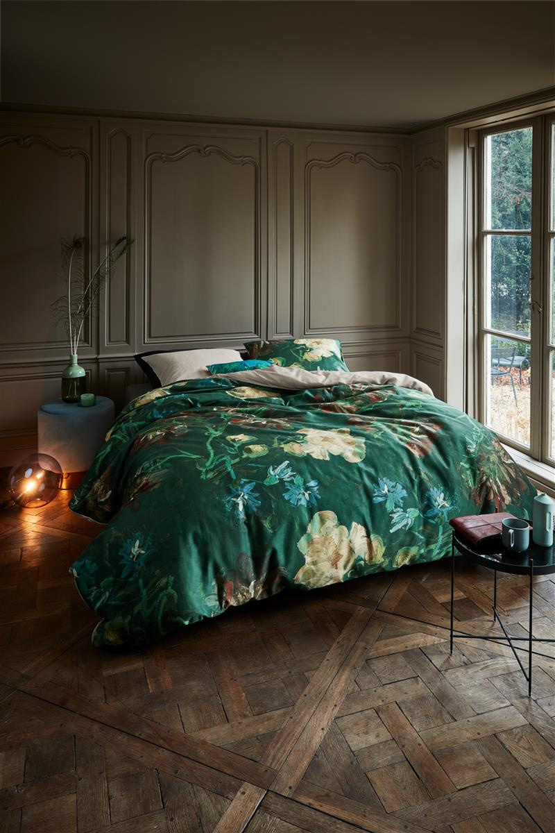 Bettwäsche PEONIES Satin 135x200 cm, mit 1 Kissen