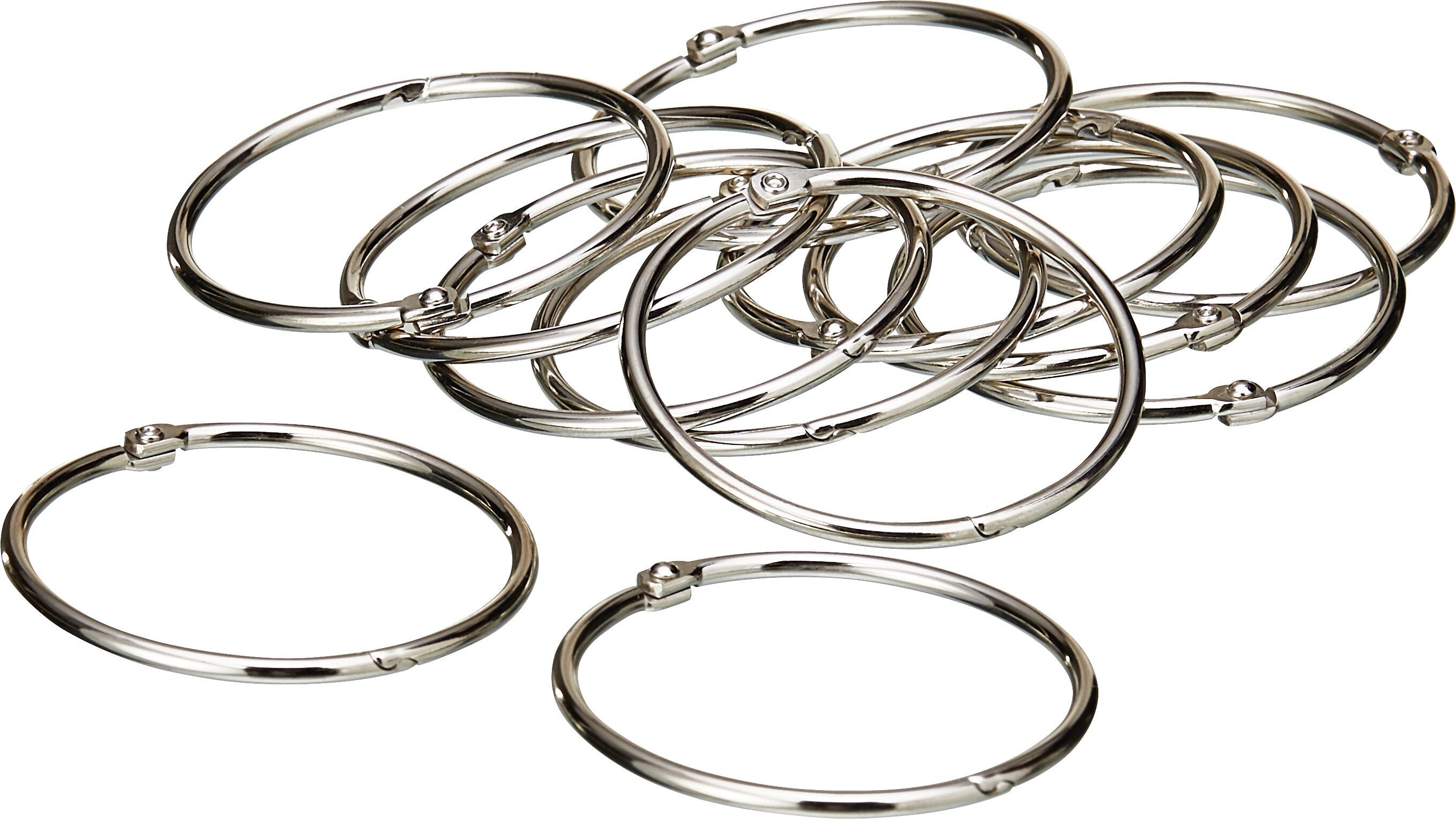 RINGO Duschvorhang-Ringe - Silber