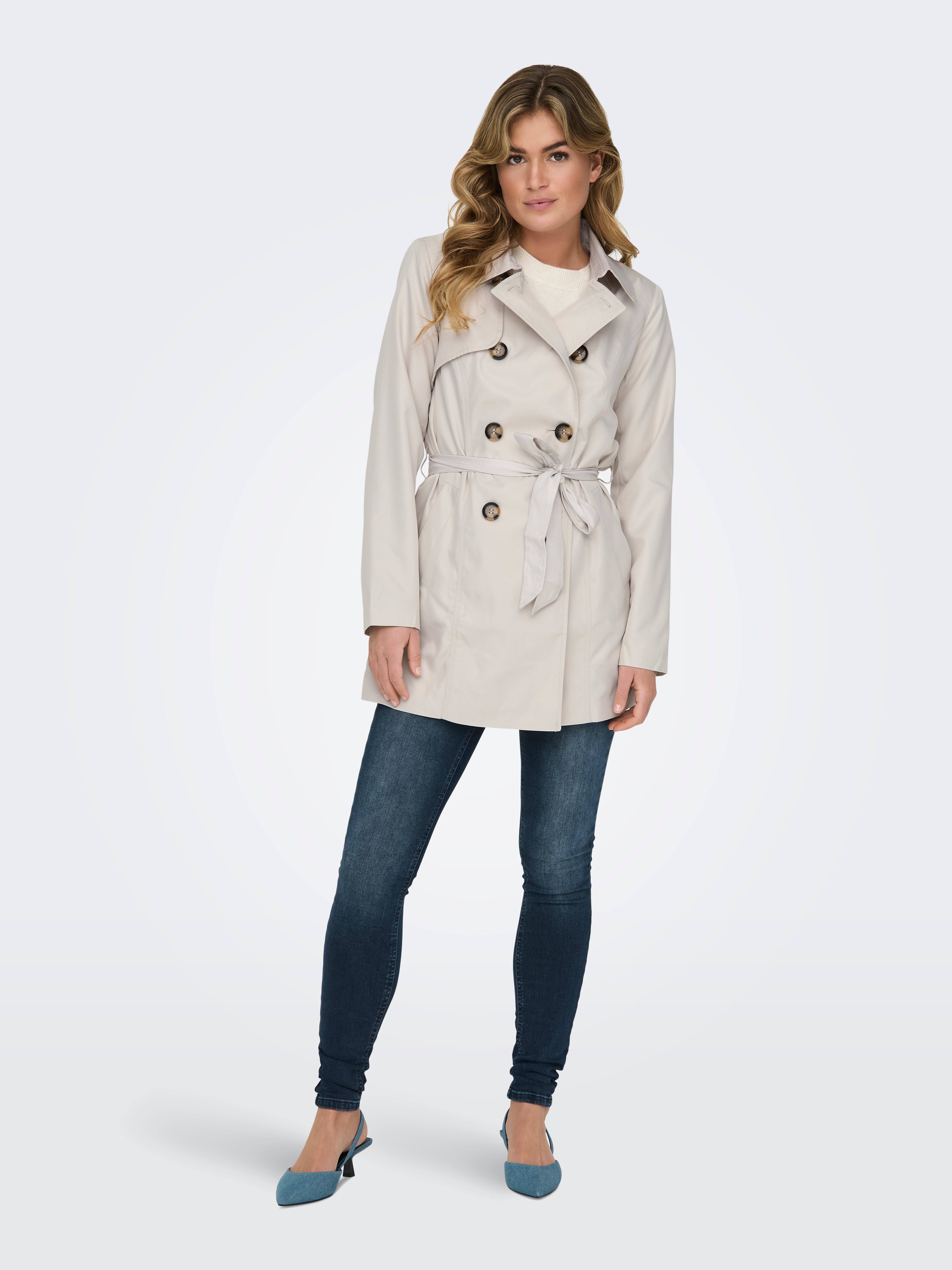 ONLVALERIE Trenchcoat Moonbeam