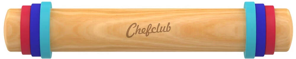 CHEFCLUB KIDS - ROULEAU A PATISSERIE AVEC ANNEAUX AJUSTABLES
