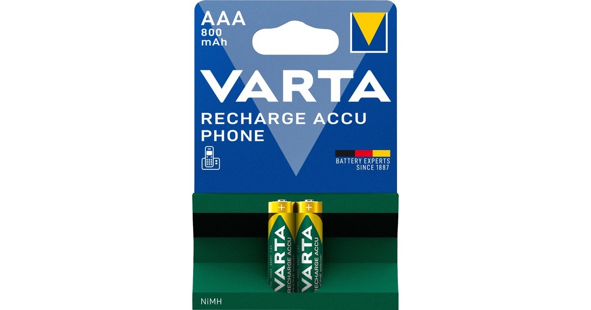 VARTAPhone Power AAA (HR03) oplaadbare batterij  (2 stuks)