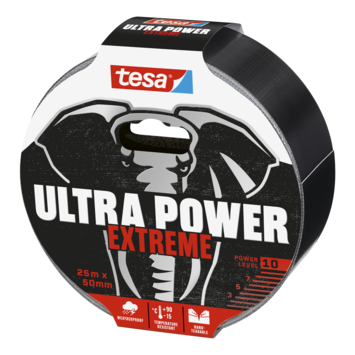 Tesa Ultra Power Extreme Repair tape 25 meter 50 mm zwart
