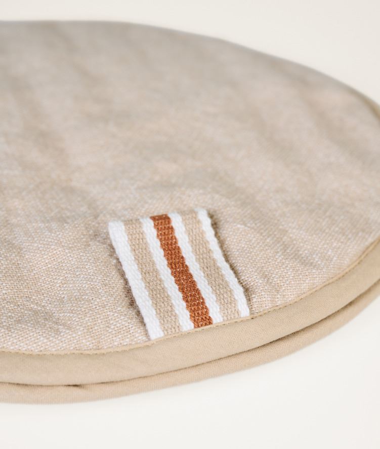 Tortillaoppbevaring beige - ø30 cm