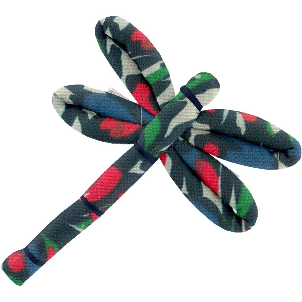 Barrette Libellule Tulipes