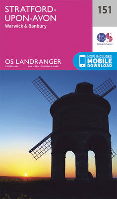 Stratford-Upon-Avon, Warwick & Banbury - OS Landranger Map 151 (Sheet map, folded)