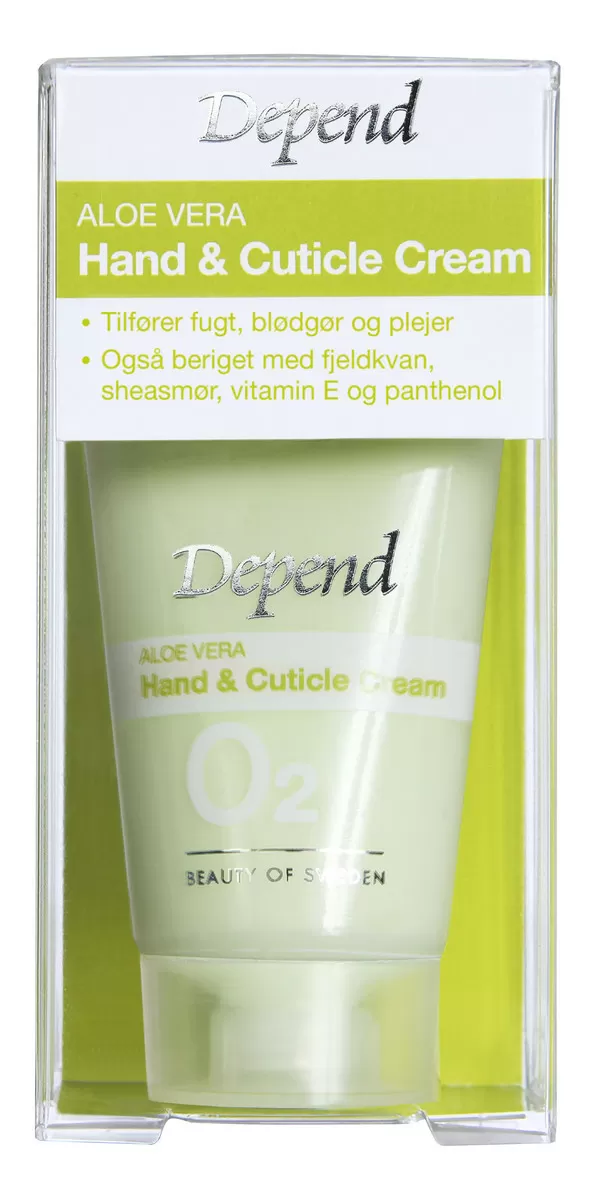 Depend Aloe Vera Hand & Cuticle Cream - 20 ml.