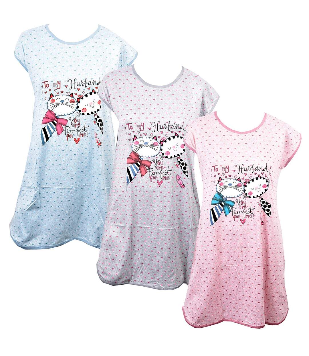 Chemise de nuit femme ECO LINE 2165 BLEU