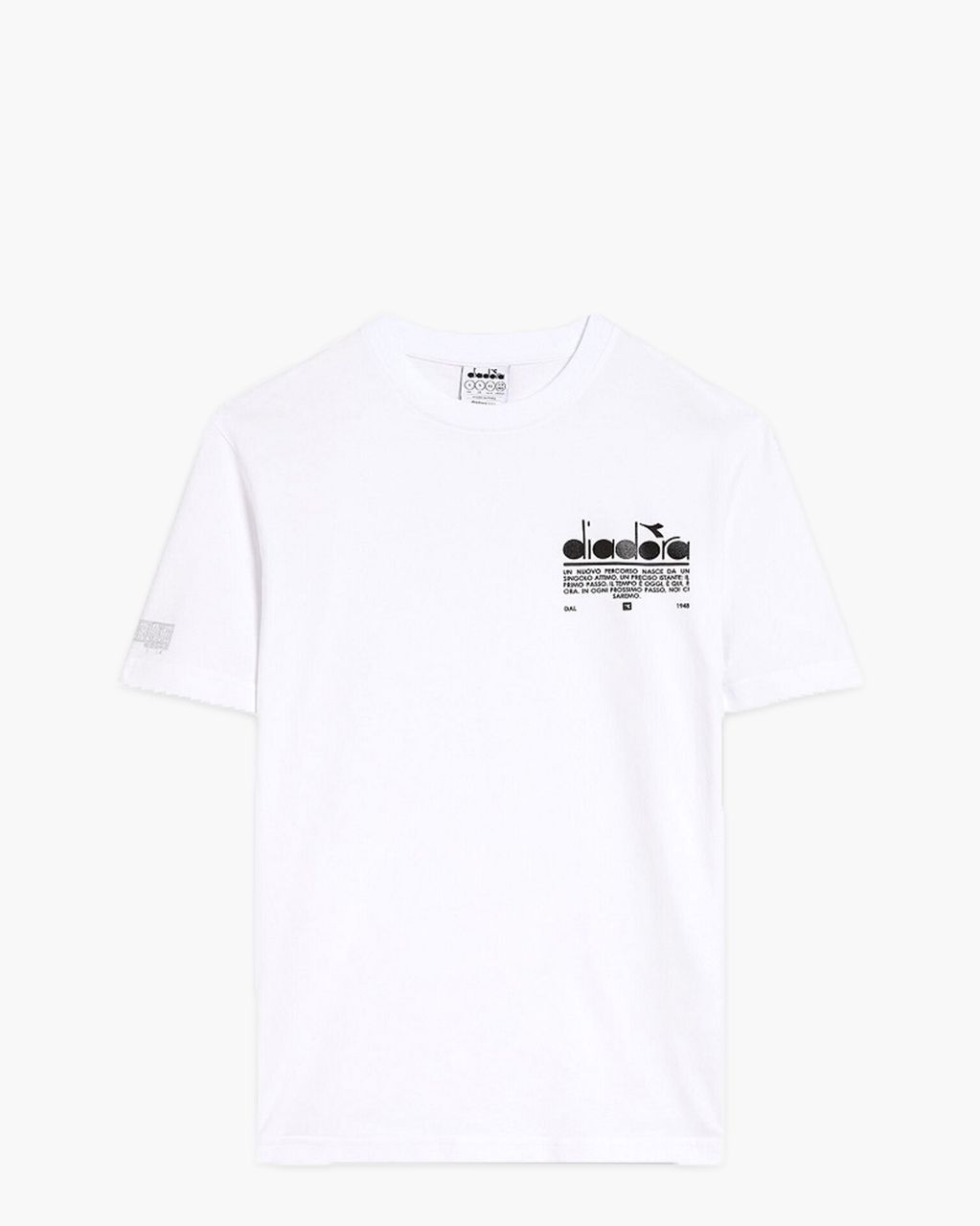 Diadora Sport T-Shirt SS Manifesto Wit T-Shirt