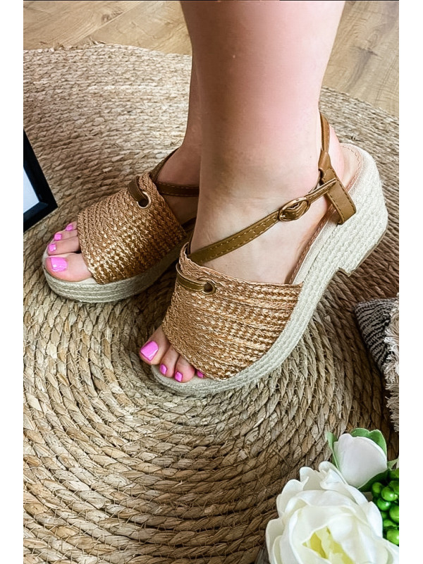 Mules compensées Donia