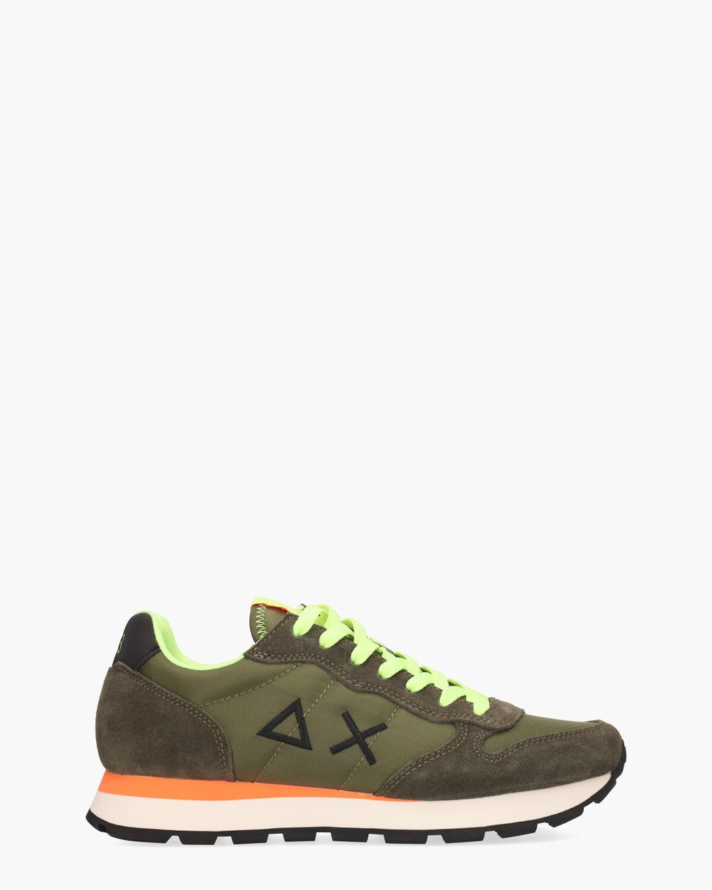SUN68 Tom Fluo Legergroen Herensneakers