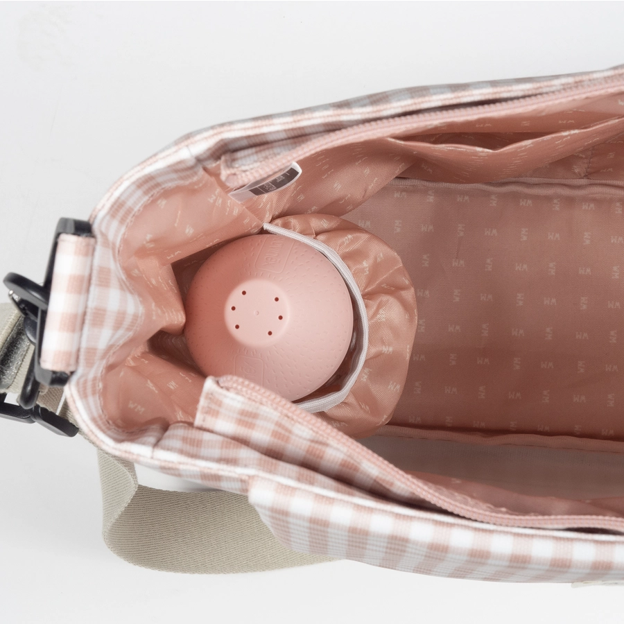 Walking Mum Wickeltasche I Love Vichy Rosa