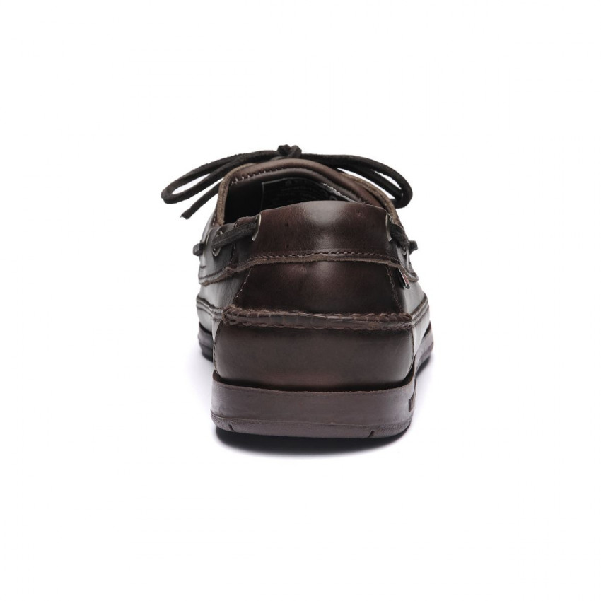 SCHOONER DGL BRUSHED Dk Brown-CHAUSSURES BATEAU POUR HOMME SCHOONER EN CUIR
