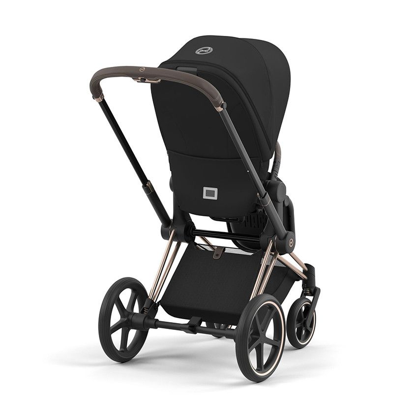 Habillage de siège pour poussette Priam/e-Priam sepia black - Ecru