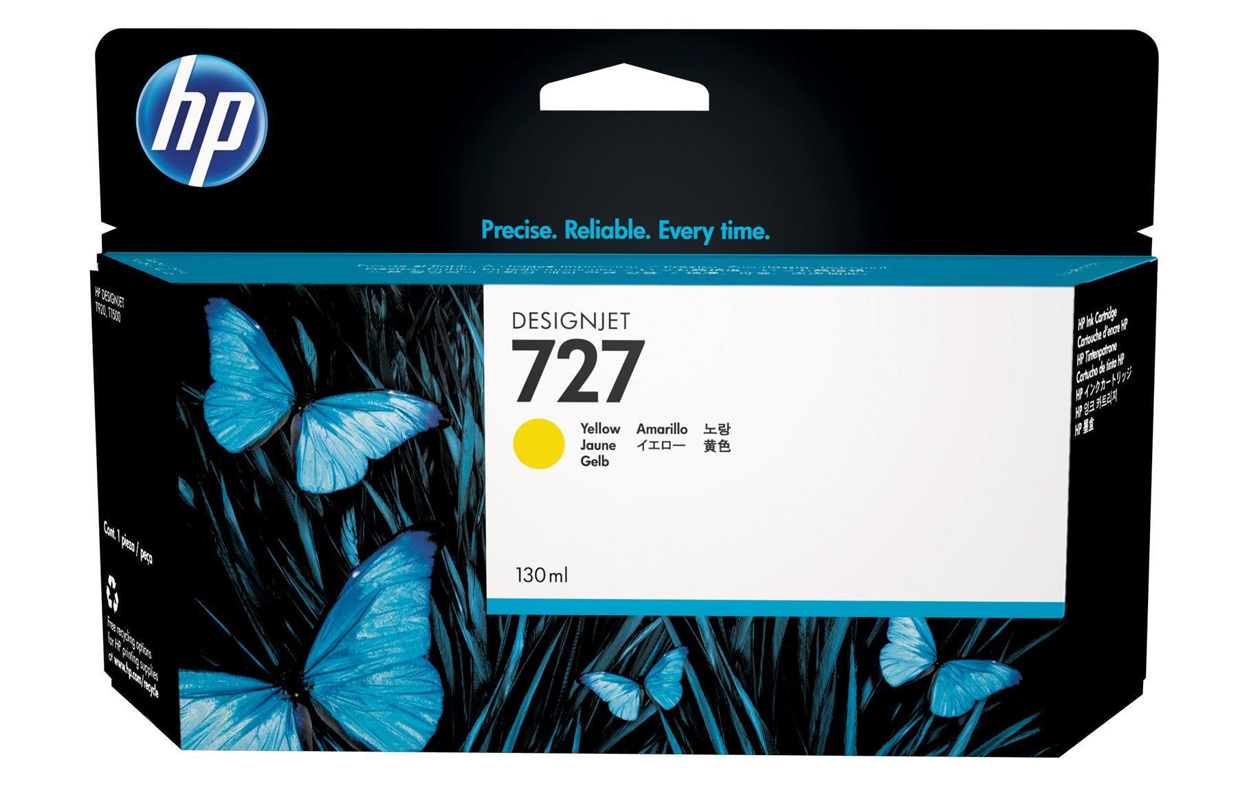 Tinte Nr. 727 (B3P21A) Yellow<br>Druckerpatrone
