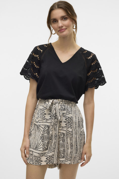 Vero Moda zwarte dames t-shirt