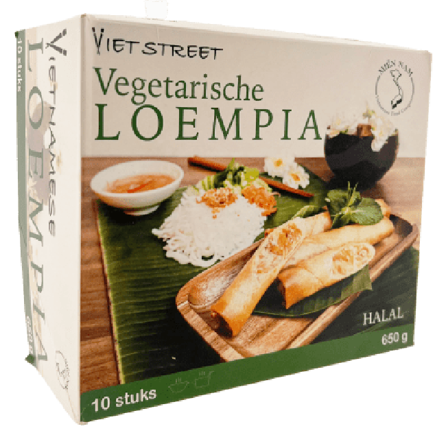 Viet Street Bevroren Vegetarische Loempia Halal 650g