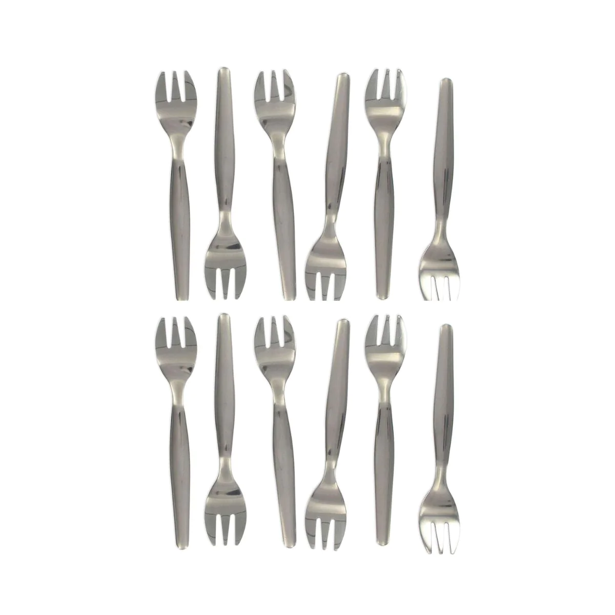 Lot de 12 fourchettes à huîtres Fackelmann Spécialités Culinaires Fack