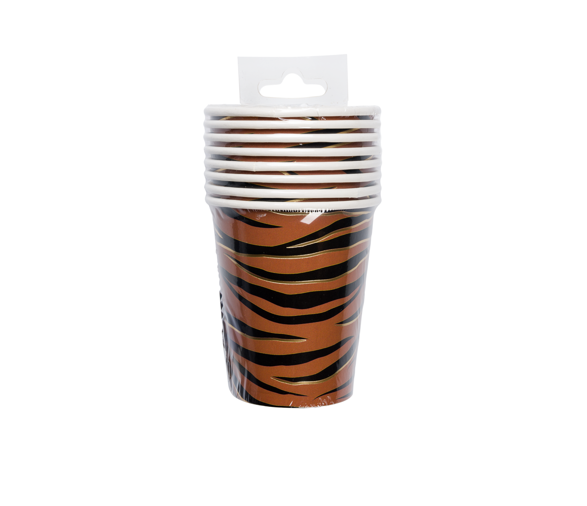 Tijger Bekers 250ml 8st