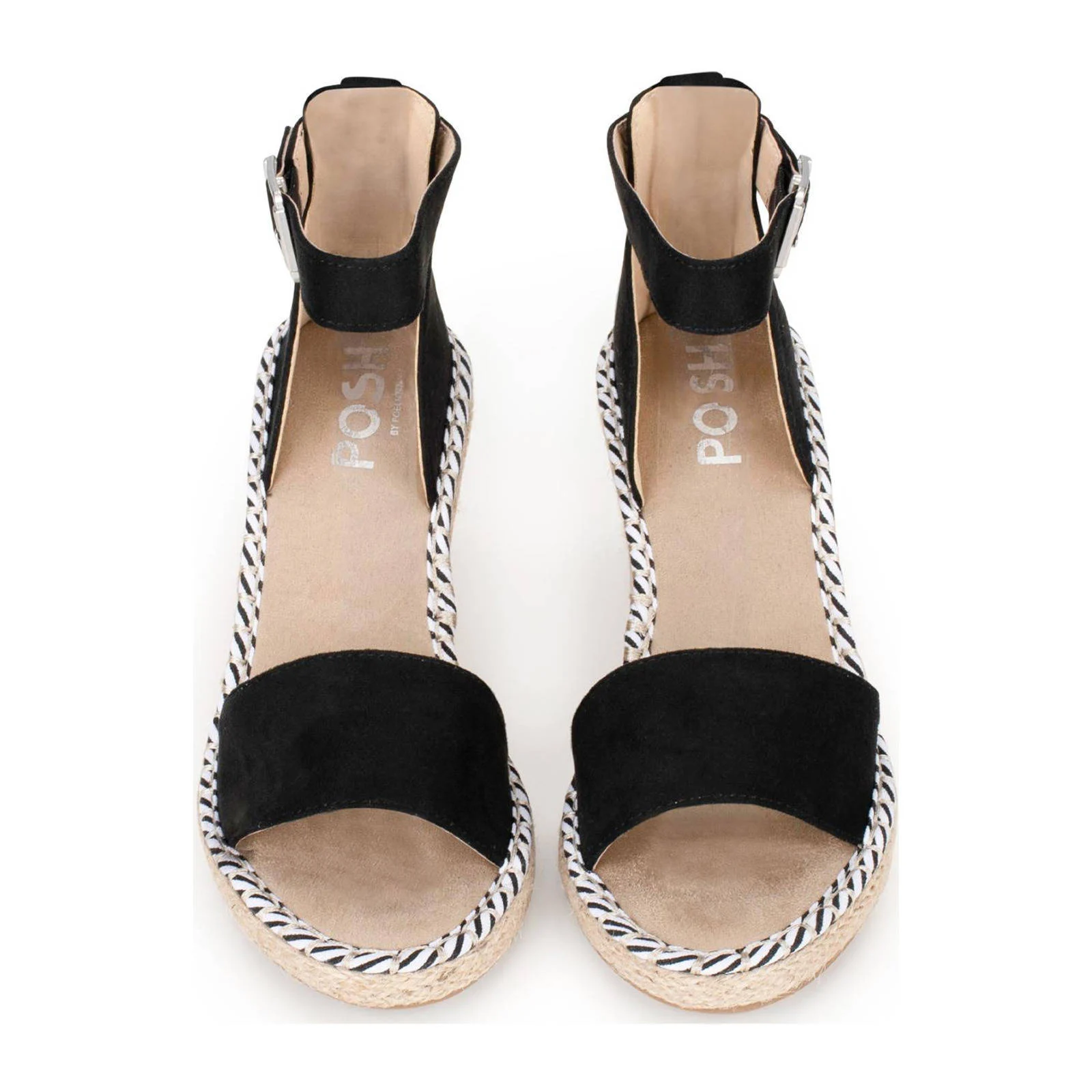 POSH by Poelman Dadu  espadrilles zwart