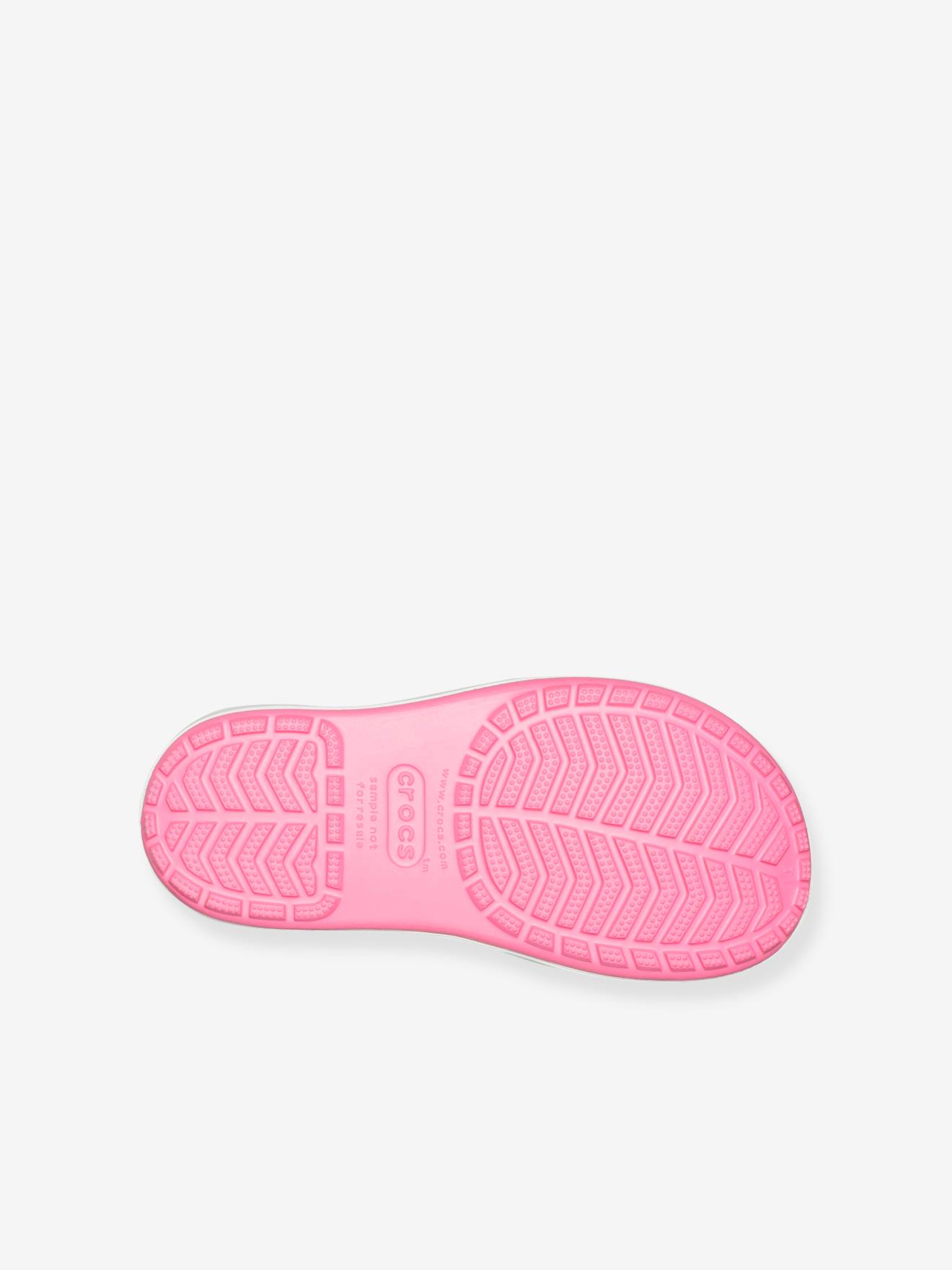Bota de chuva Crocband K CROCS™ para crianças, amarela clara lisa