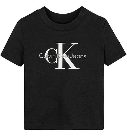 Calvin Klein T-Shirt - Monogramm - Schwarz