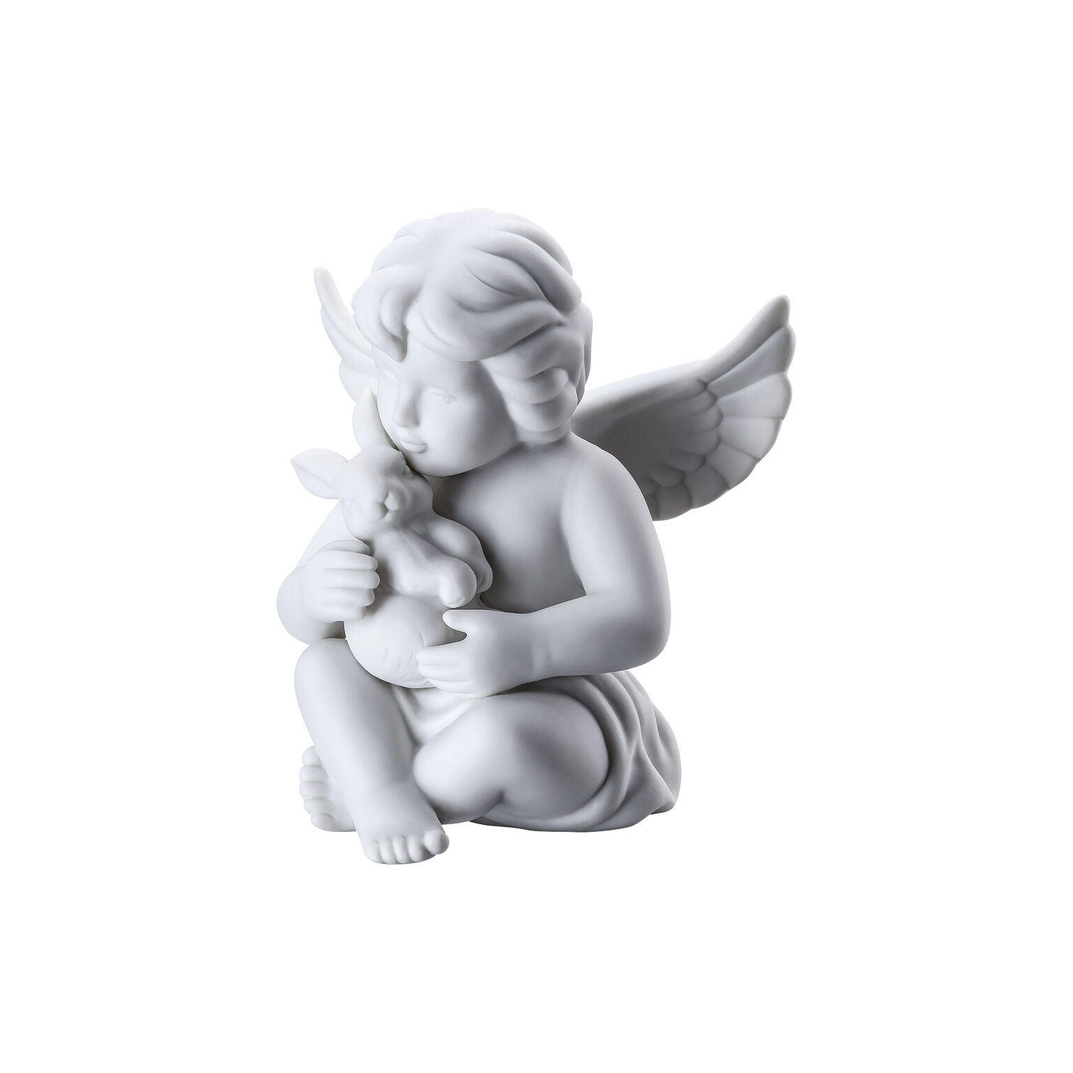 Angels Weiss matt Engel mit Hase