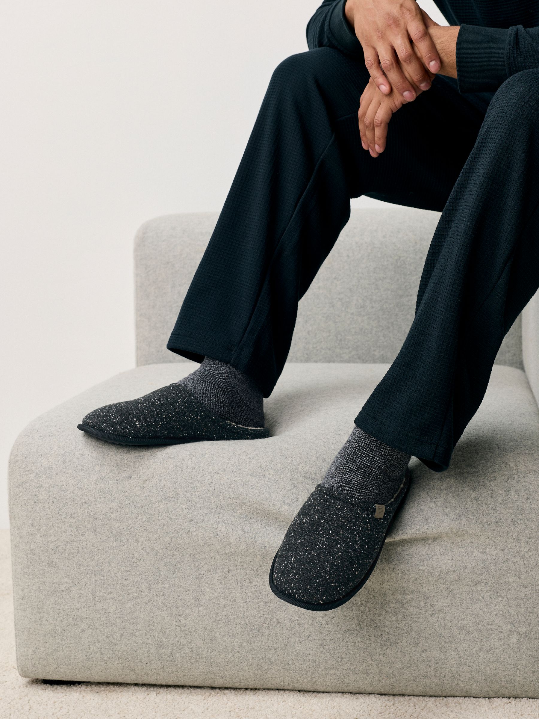 Grijs - Neppy Mule Slippers