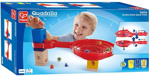 Hape - Quadrilla - Knikkerbaan - 9dlg