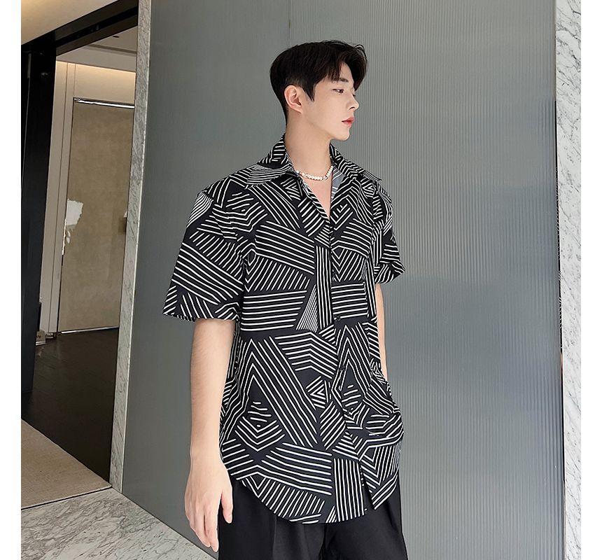 Freehop - Shirt met korte mouwen en geometrische print
