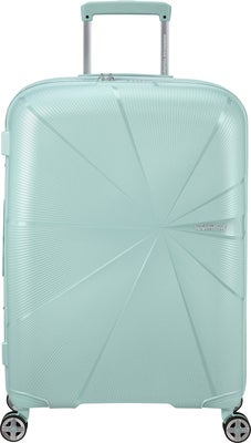 American Tourister StarVibe Spinner Koffert 70-77L, Metallic Surf Blue