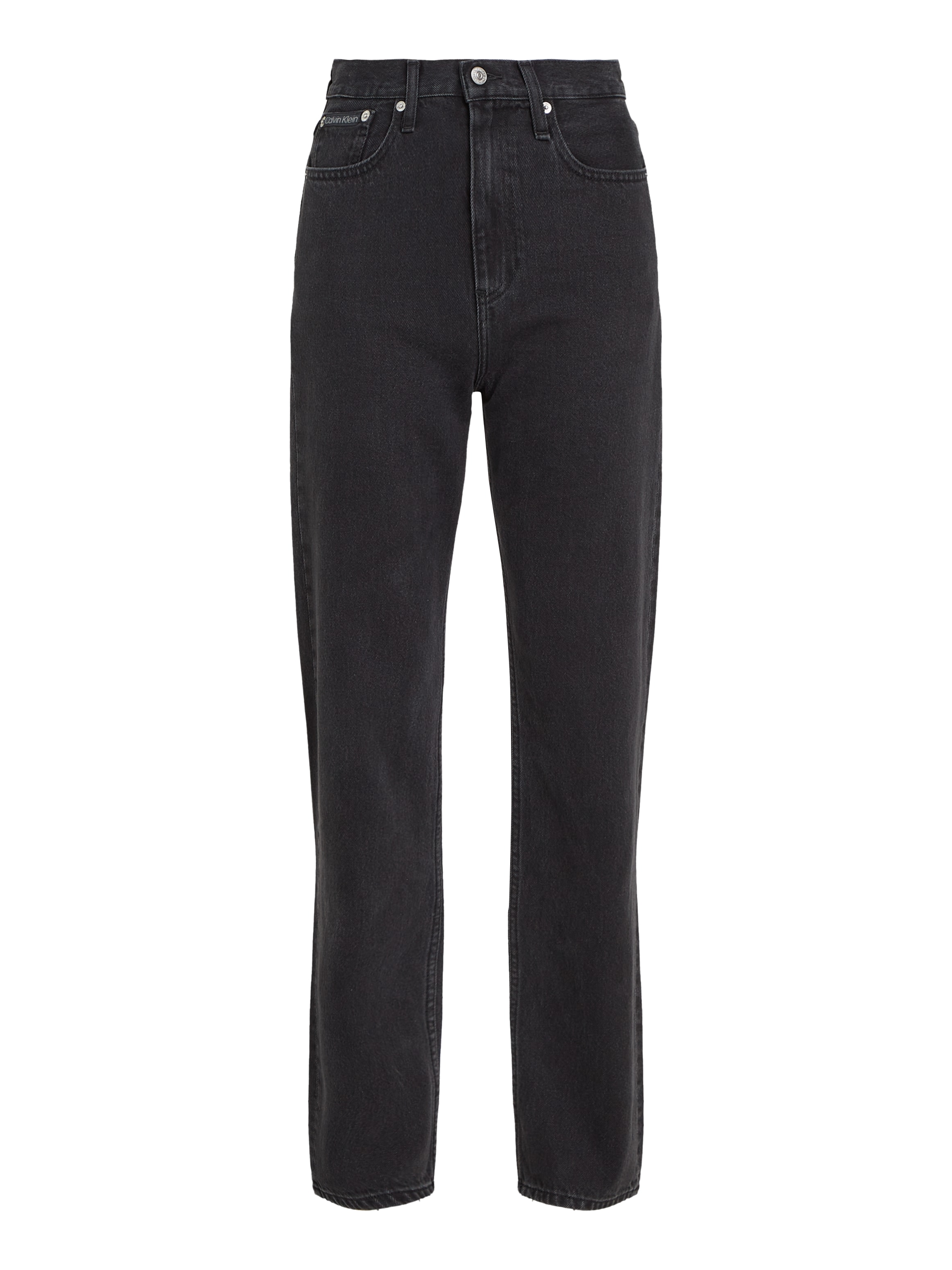 Calvin Klein Jeans Mom-Jeans »HIGH RISE STRAIGHT« leichte Stoned wash Optik, mit Coinpocket