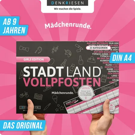 Denkriesen Stadt, Land, Vollpfosten - Girls Edition 