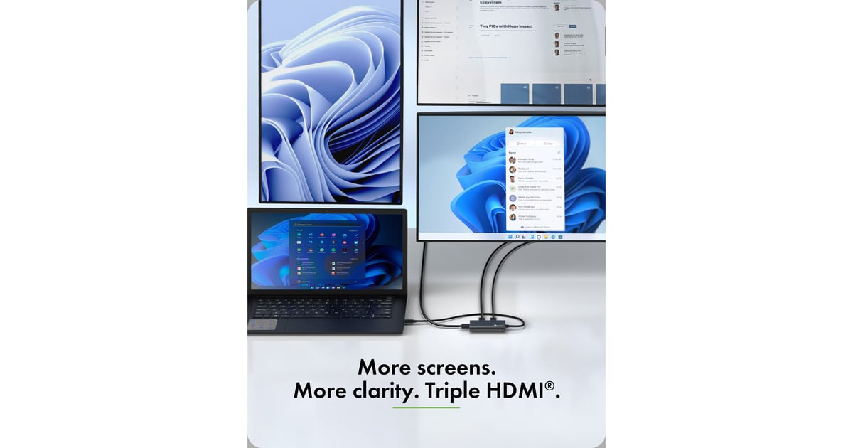 ICY BOXIB-AD1030-C USB-C naar HDMI adapter  (Zwart)