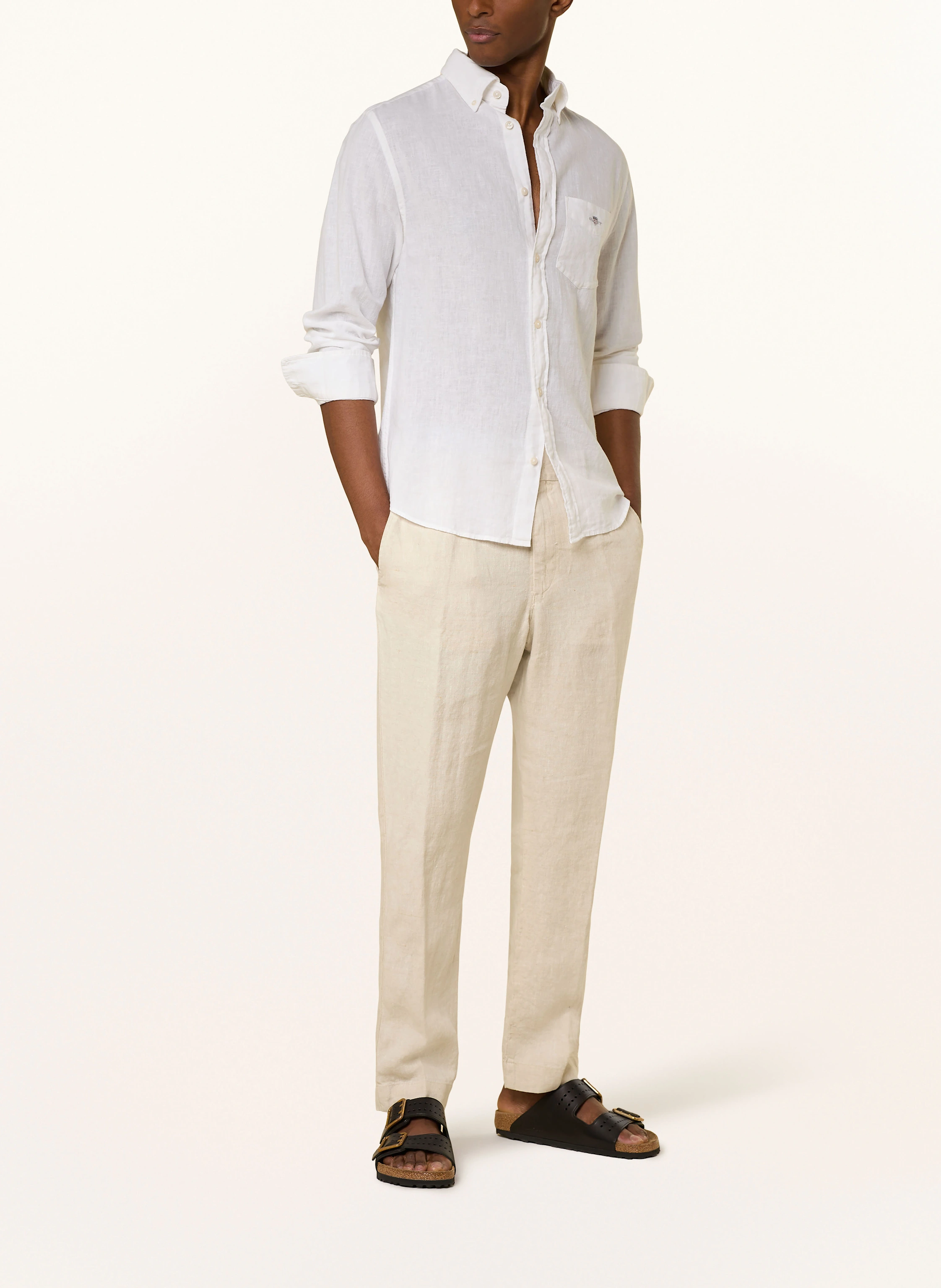 GANT Hemd Regular Fit mit Leinen