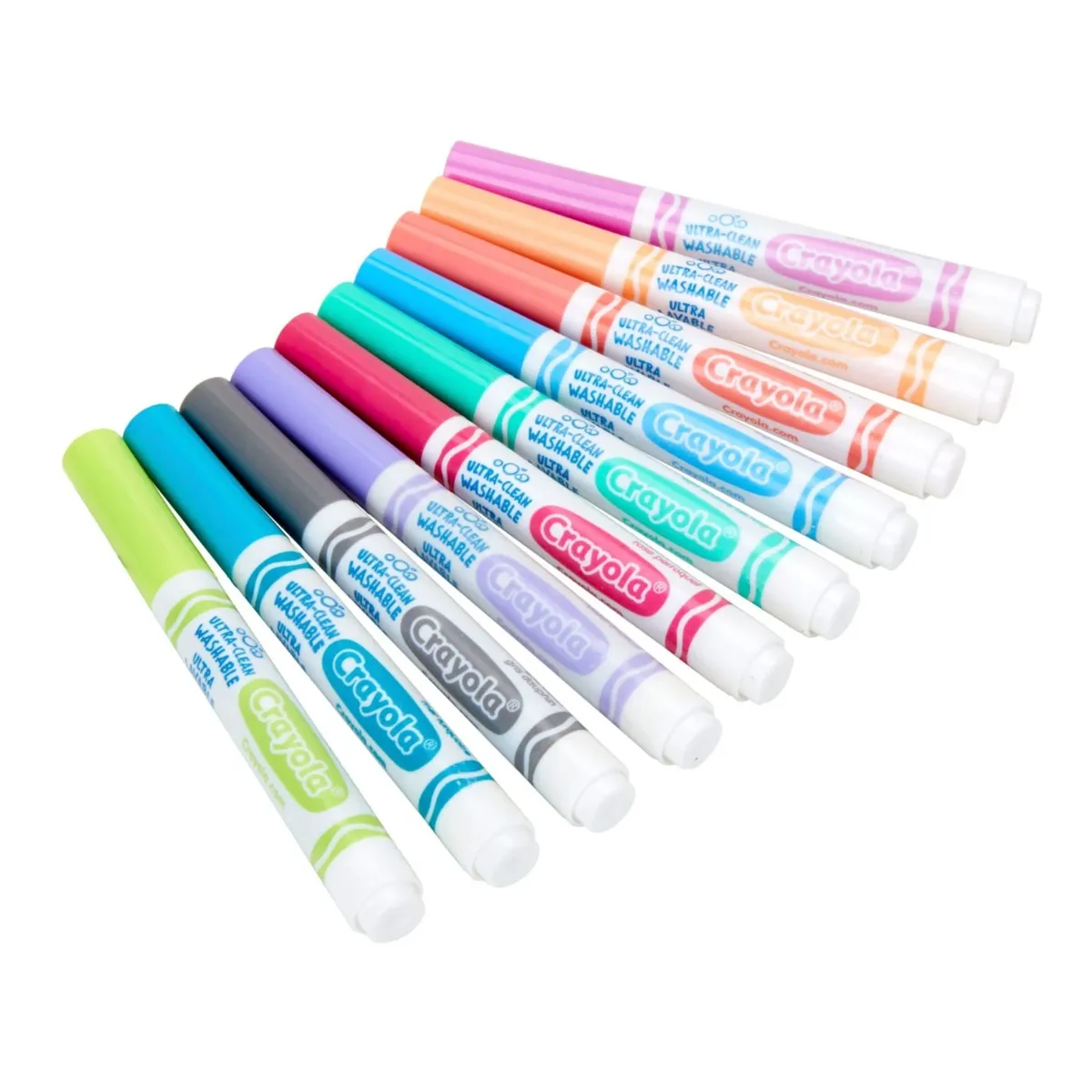 Crayola Crayons (10) Ultra Clean Lavables - Tropical