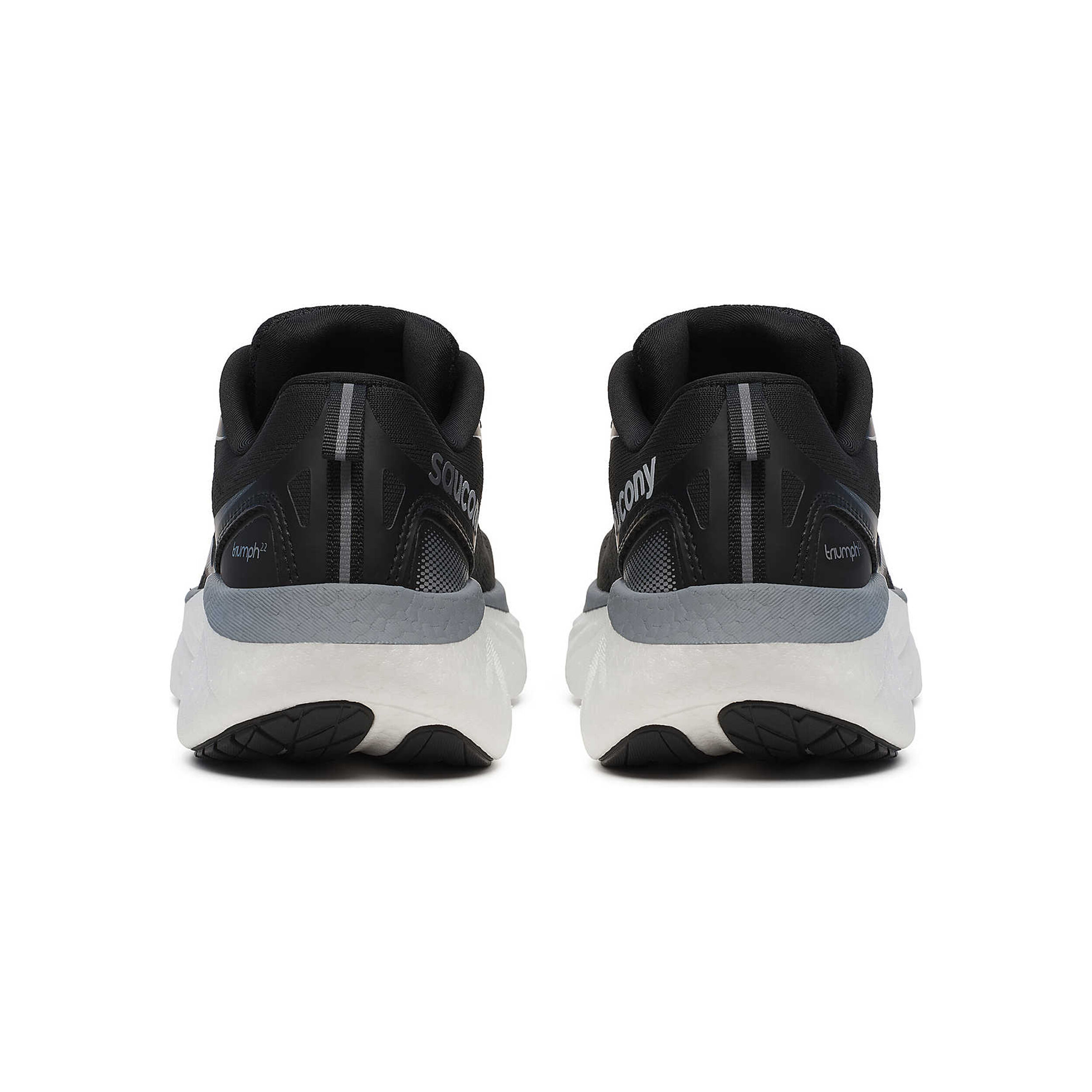 Saucony Triumph 22 Chaussure De Running Sans Stabilisateurs Femmes - Noir , Blanc