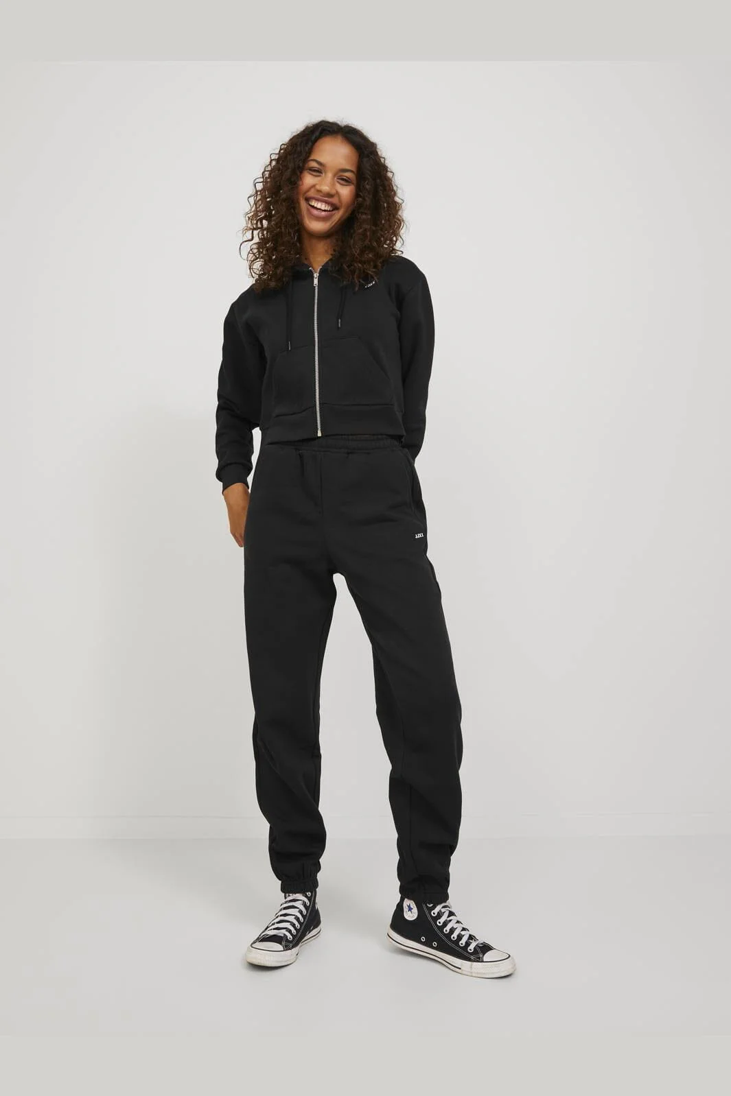 Jjxx Jxabbie Rlx Every Pants Swt 4080106 black white jjxx logo