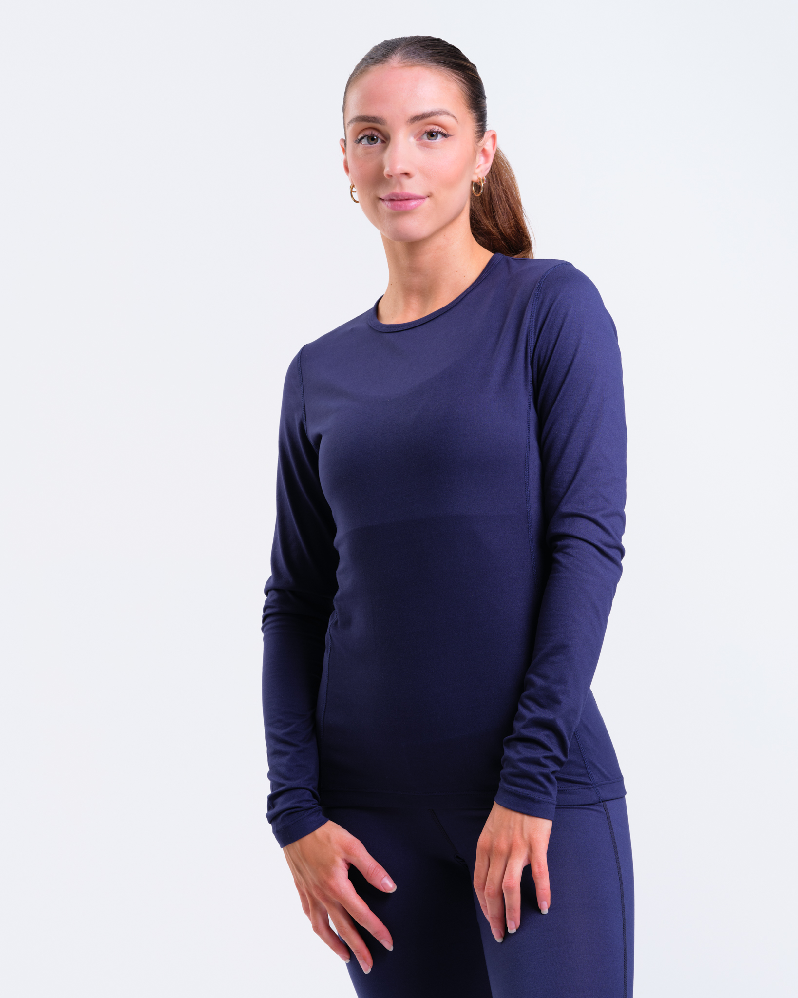 LEVITY Versatile Synthetic Baselayer LS Blue Navy