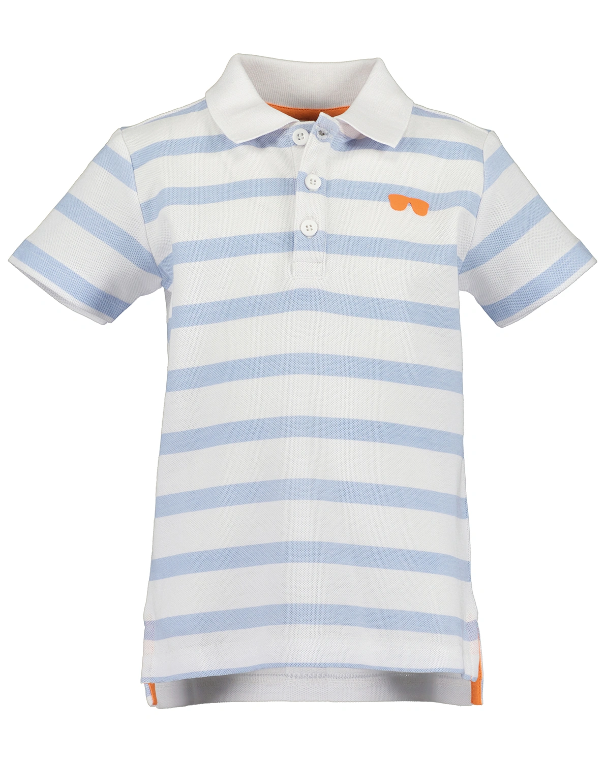 Poloshirt SUNGLASSES gestreift in hellblau