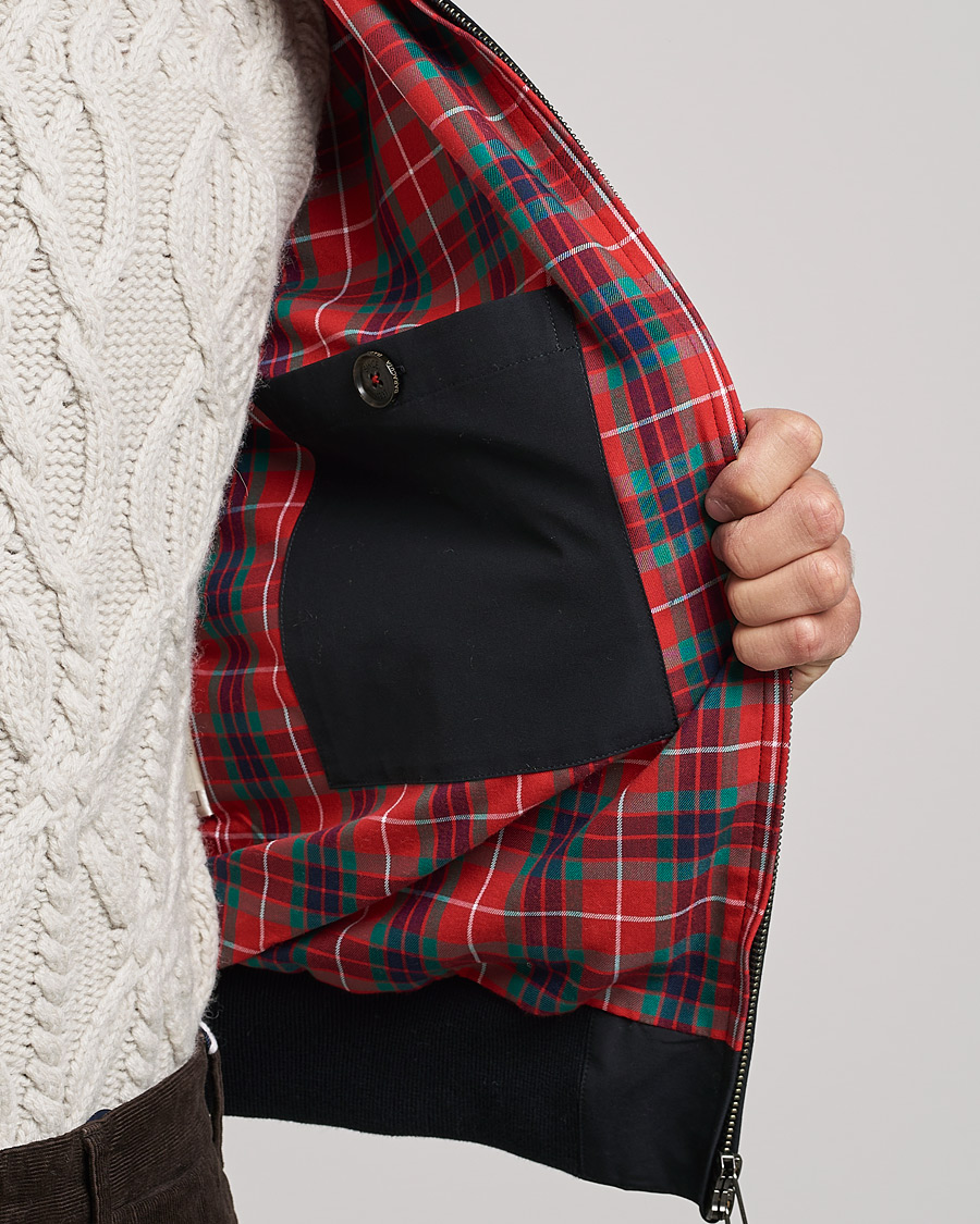 Baracuta G9 Original Harrington Jacket Dark Navy