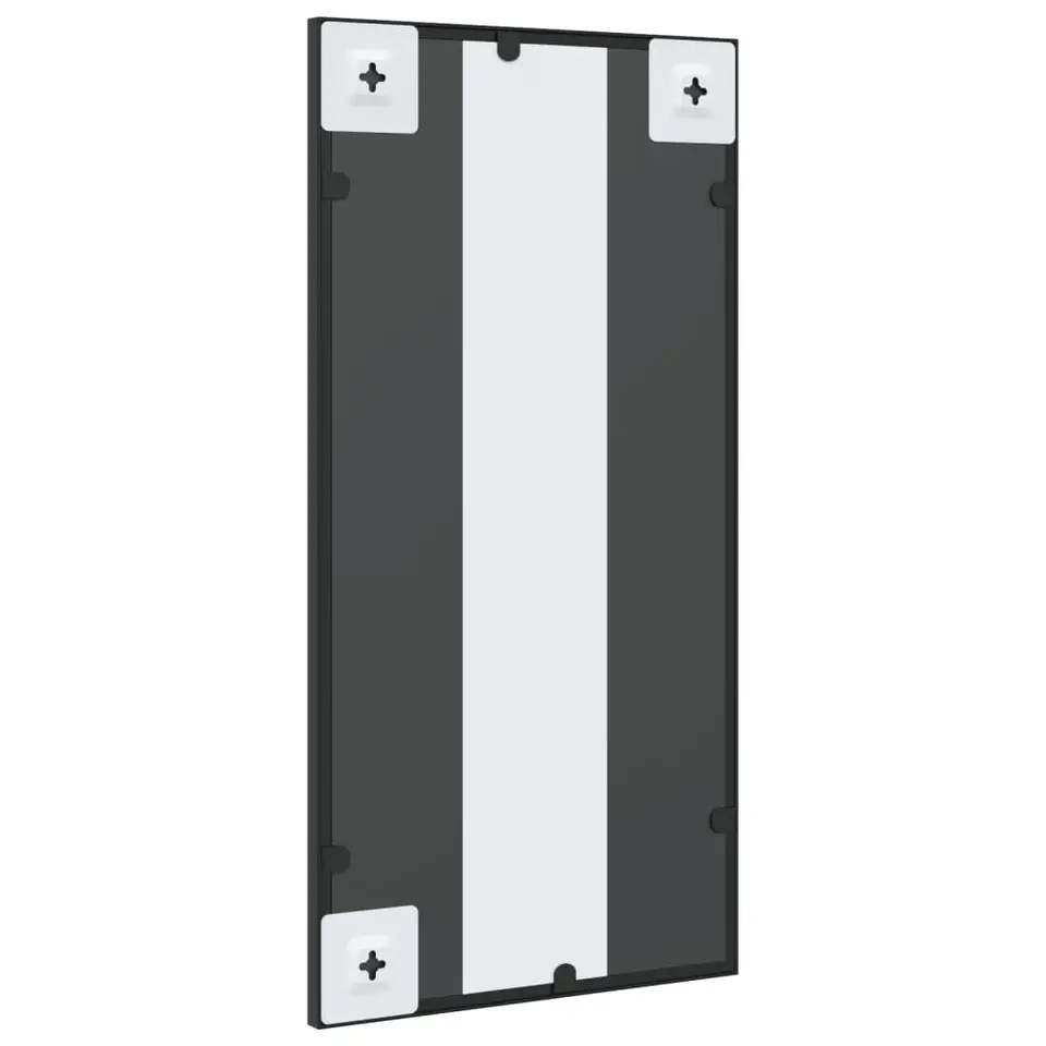 vidaXL - Wandspiegel - Zwart - IJzer - 30 x 60 cm